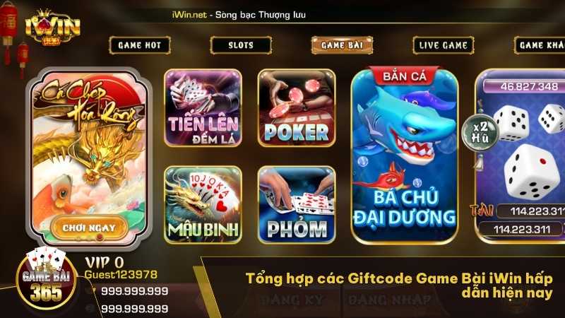 Tổng hợp các Giftcode Game Bài iWin hấp dẫn hiện nay