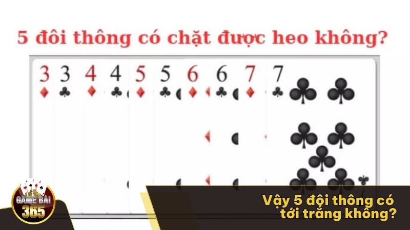 Vậy 5 đôi thông có tới trắng không?