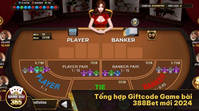 Tổng hợp Giftcode Game bài 388Bet mới 2024