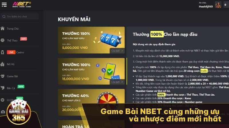 Game Bài NBET cùng những ưu và nhược điểm mới nhất