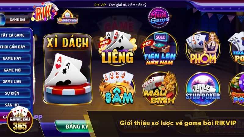 Giới thiệu sơ lược về game bài RIKVIP